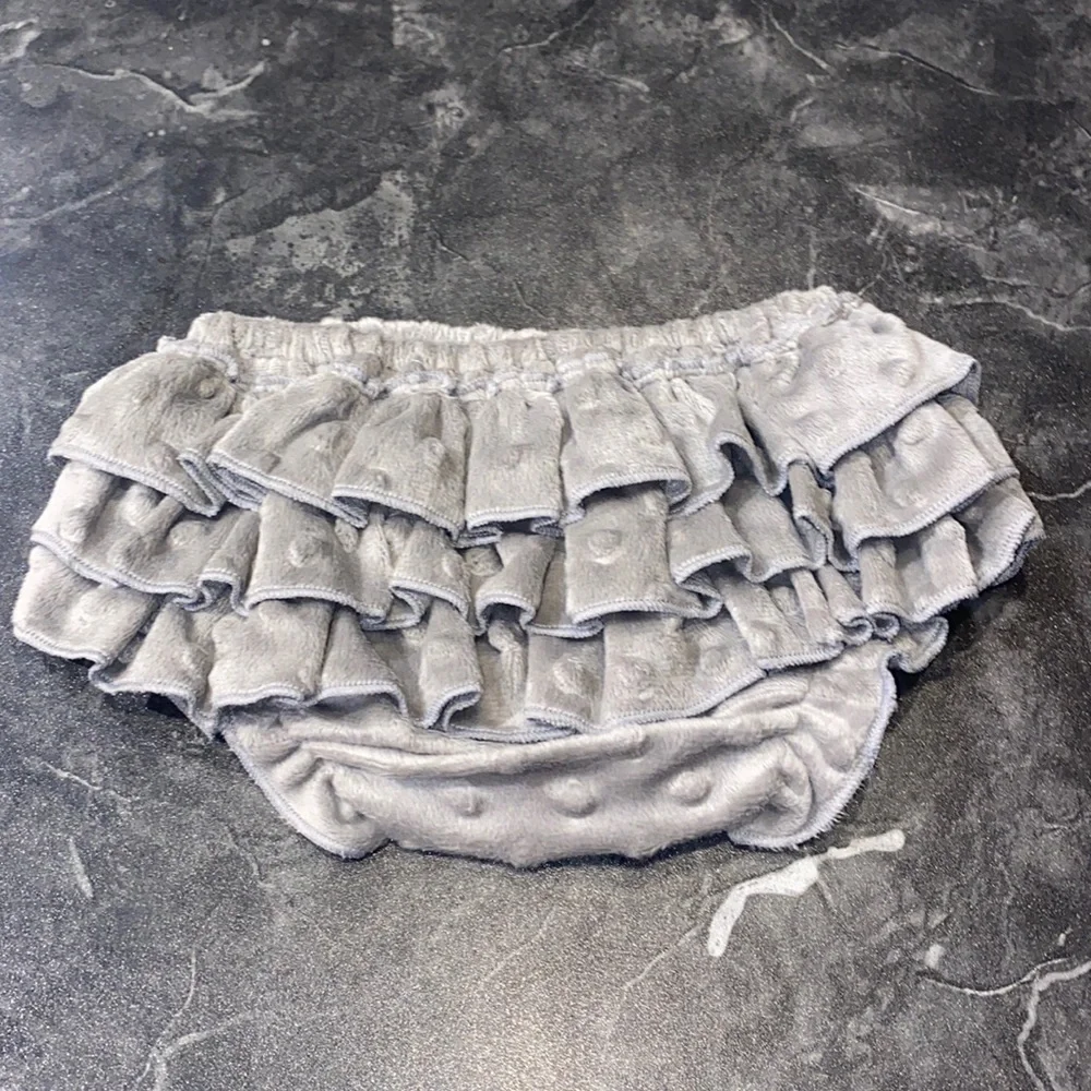 Minky Ruffle Butt Diaper Cover